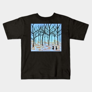 Winter forest Kids T-Shirt